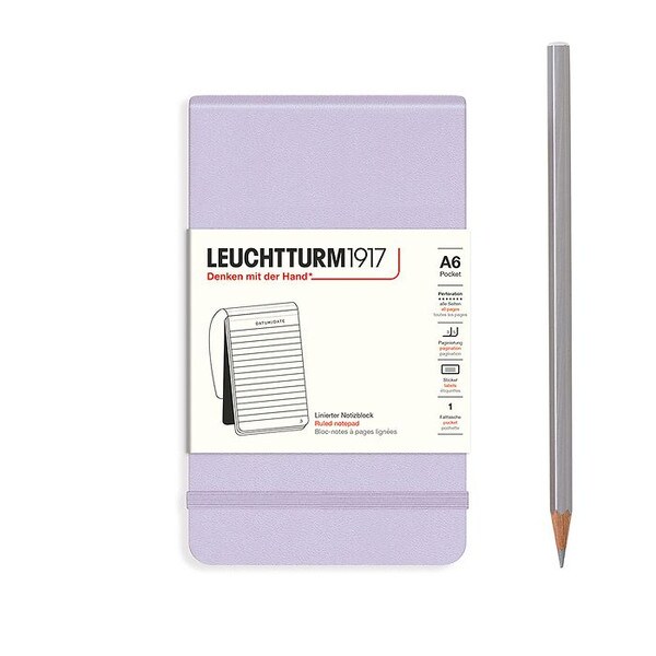 Leuchtturm 1917 Lilac Notepad Ruled